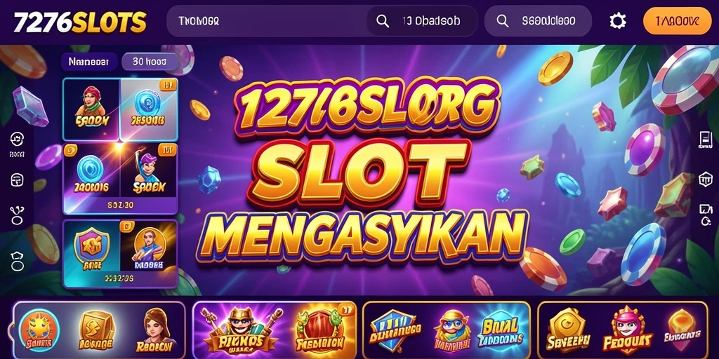 Tampilan gameplay menarik dan penuh warna dari 7276SLOTS.