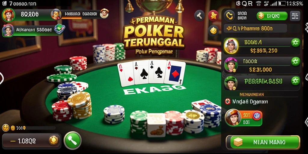 Tampilan gameplay poker yang menarik di 8QR.