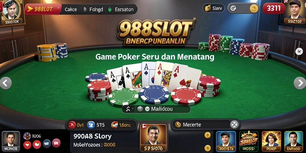 Tampilan gameplay seru dan kompetitif di 988SLOT.