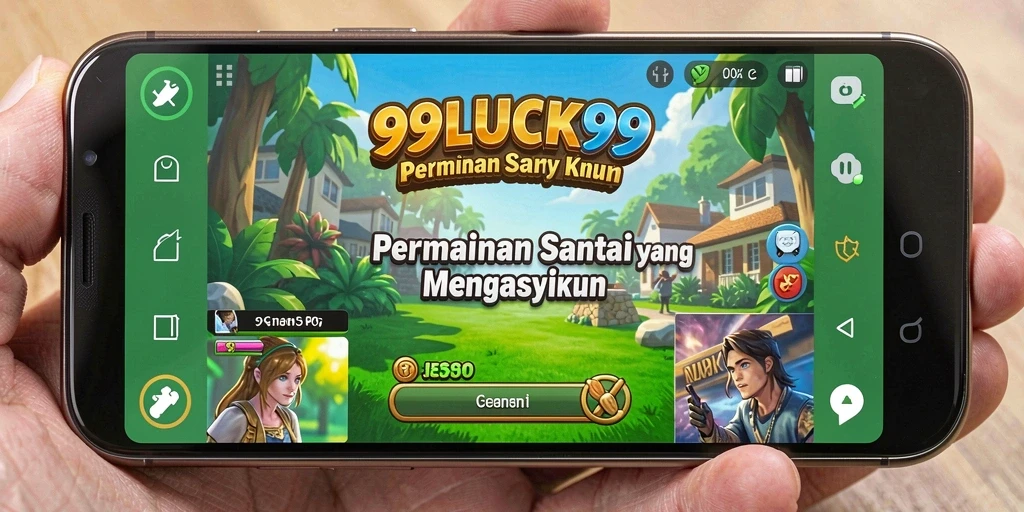 Tampilan gameplay 99LUCK99 yang menyenangkan dan penuh warna.