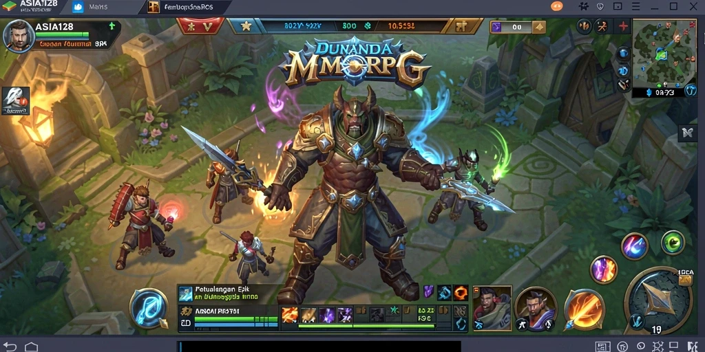 Screenshot utama ASIA128 yang menampilkan gameplay menarik dan grafis memukau.