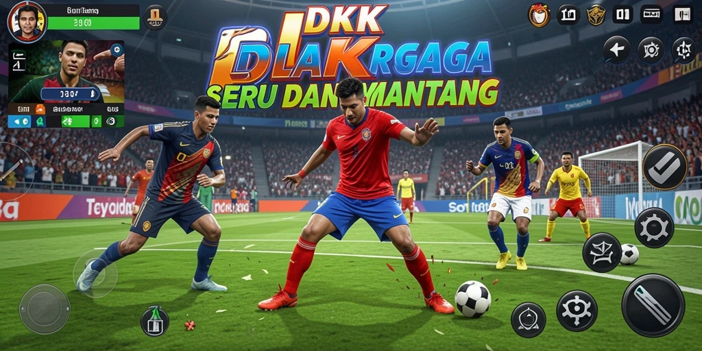 Screenshot DKK menampilkan aksi seru pertandingan olahraga.