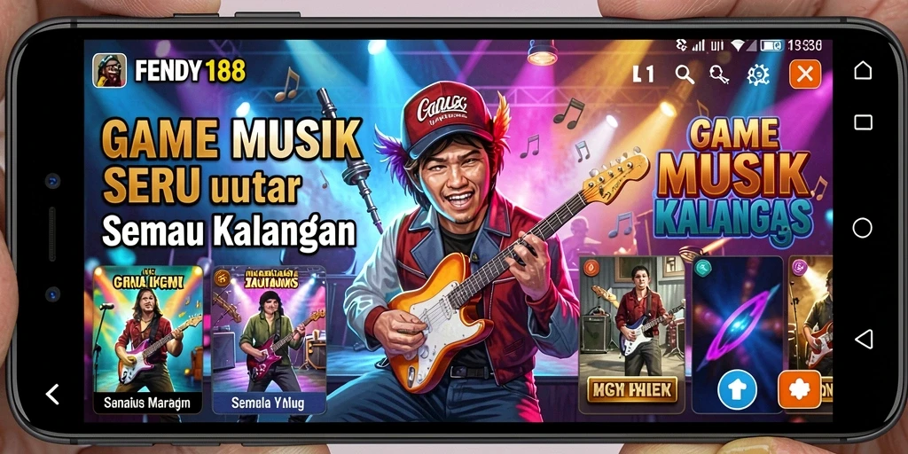 Screenshot gameplay FENDY188 yang penuh warna dan dinamis.
