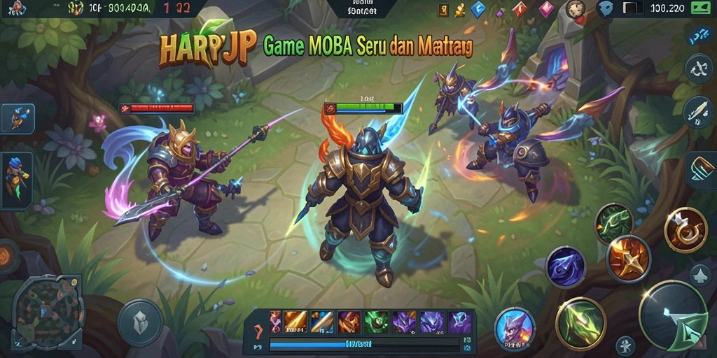 Tampilan gameplay menarik dari HARAPJP yang penuh aksi.