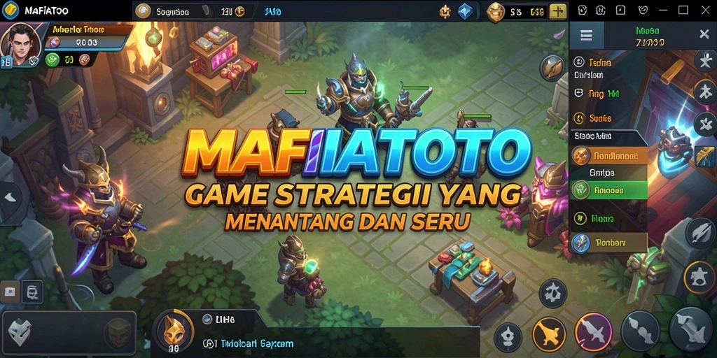Tangkapan layar MAFIATOTO menampilkan aksi strategi yang mendebarkan.