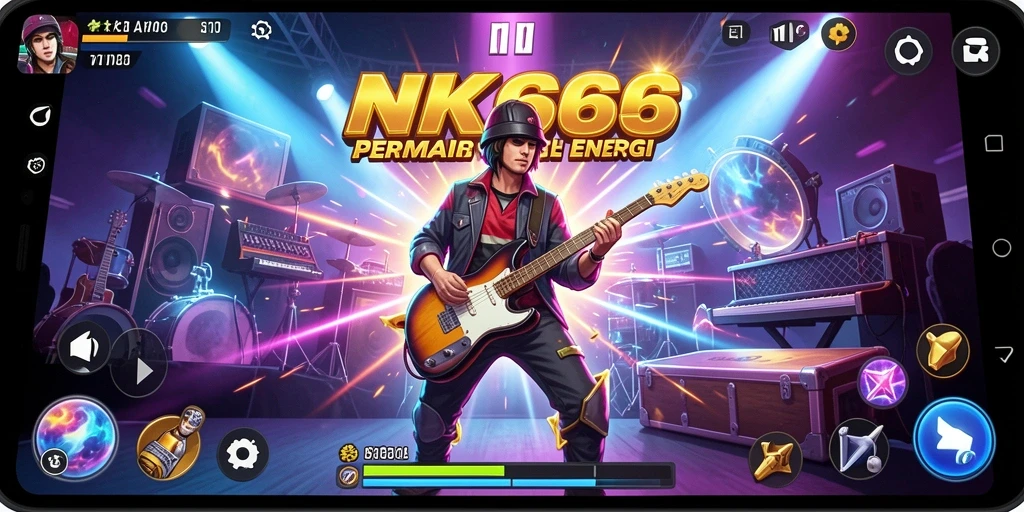 Gameplay NK666 yang penuh melodi dan ritme yang menggembirakan.