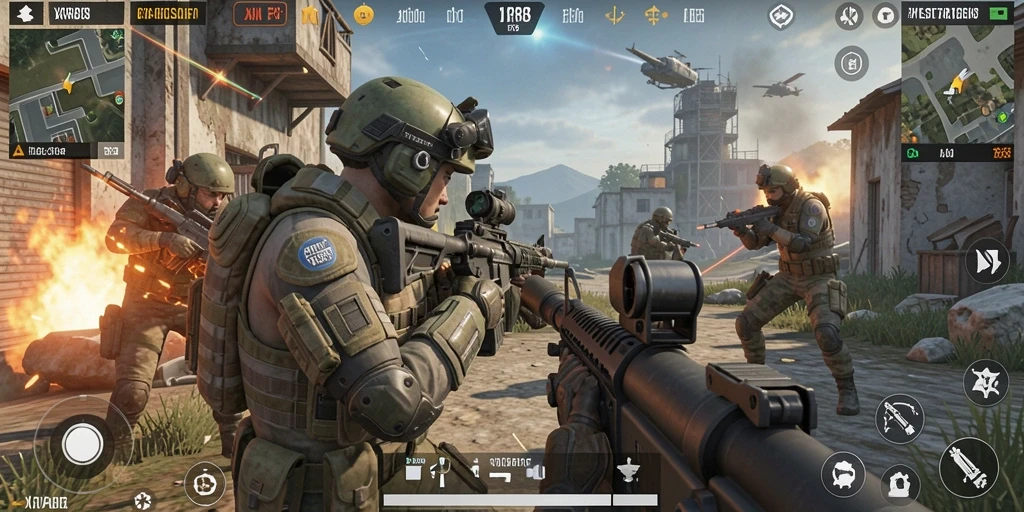 Tampilan menarik dari gameplay XR88 yang penuh aksi.