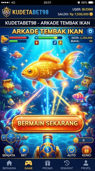 Fitur pencarian yang efisien pada aplikasi kudetabet98.